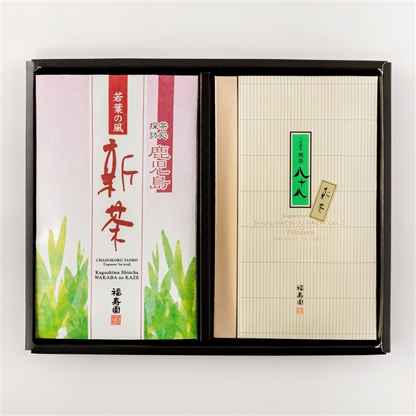 【4/30入荷】宇治・鹿児島新茶詰合せ UKS-460