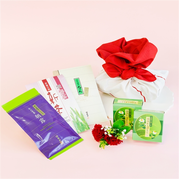 【オンラインショップ限定】　2026年母の日 風呂敷包みギフトセットA