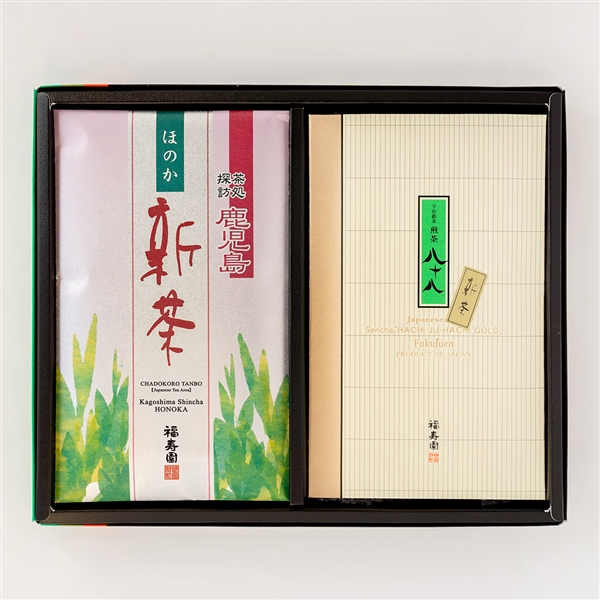 【4/30入荷】宇治・鹿児島新茶詰合せ UKS-510