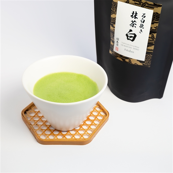 石臼挽き抹茶 白 200g袋