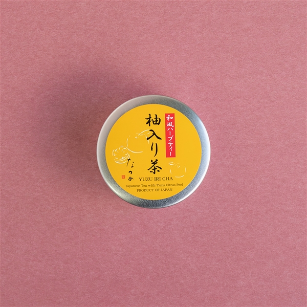 なつめ 柚入り茶 40g平缶